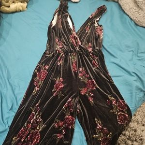 Target Velvet Jumpsuit